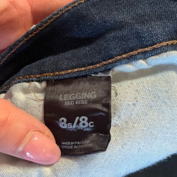 Express Denim Legging/size 8 - Picture 4 of 5